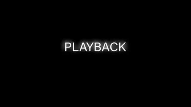 Playback short film title card